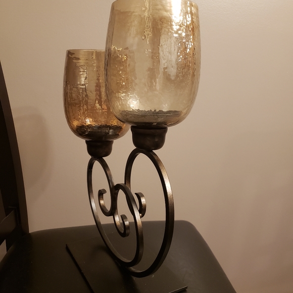 Pier 1 Accents Pier One Hurricane Candle Holders Poshmark